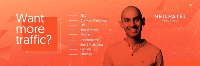 Neil Patel's Cover Image Help Him Improve Twitter Follow Back Ratio