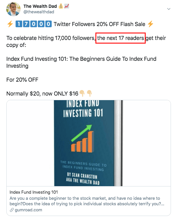 limit the quantity availability