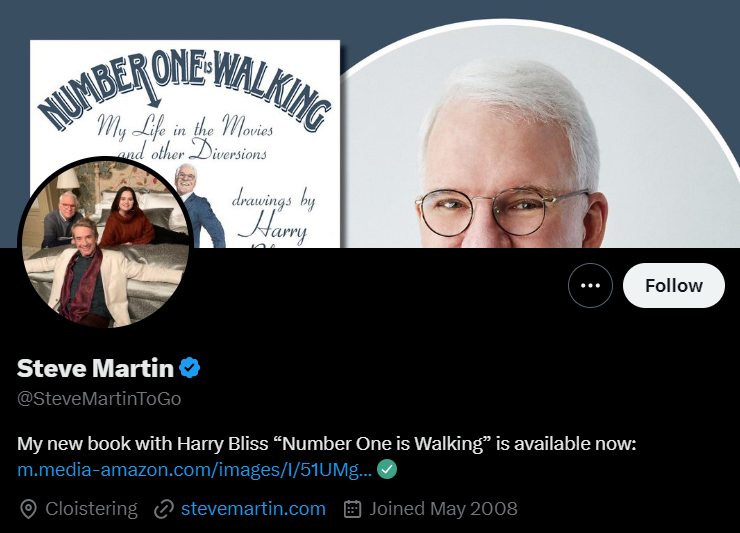 Best twitter pages_ Steve Martin (@SteveMartinToGo)