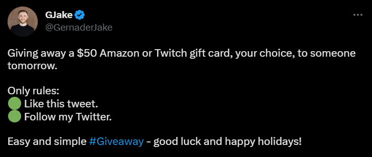 Tweet templates_Giveaway