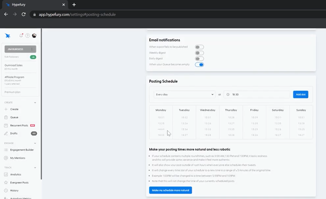 Twitter Scheduling tool_hypefury