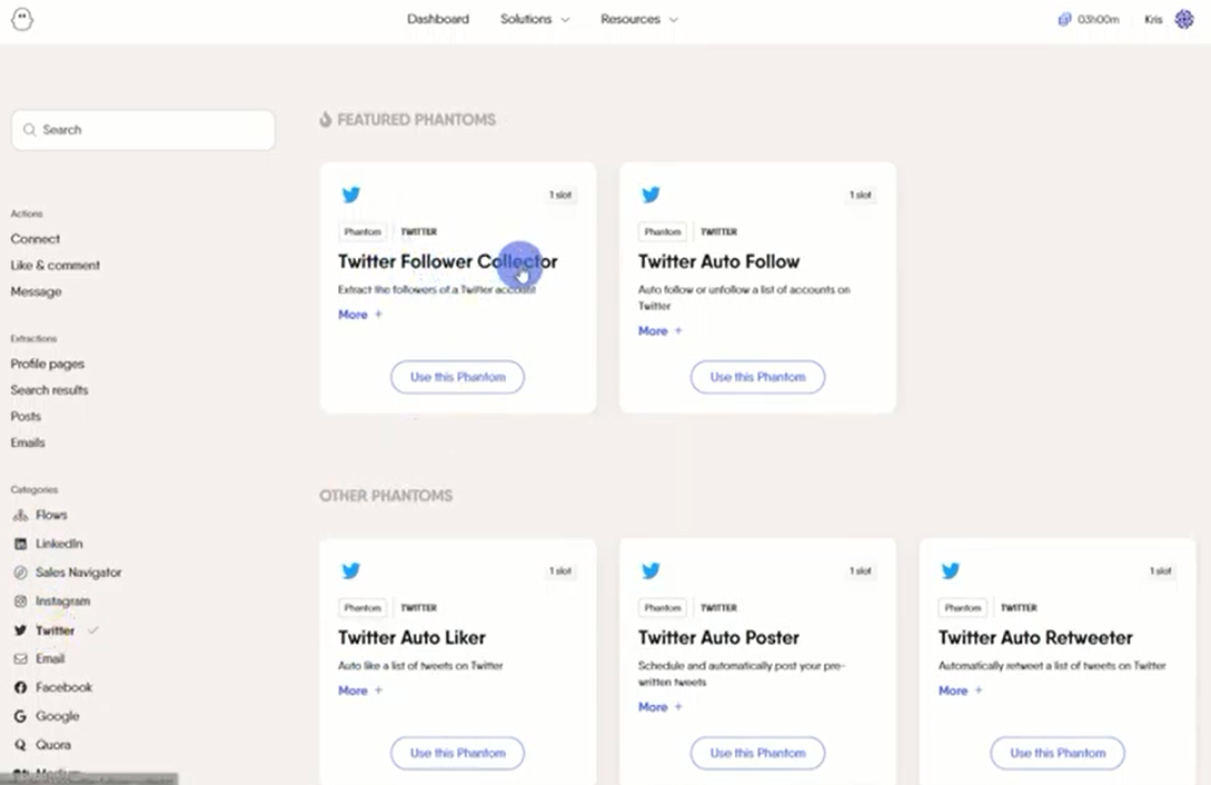 Twitter management tool_phantombuster