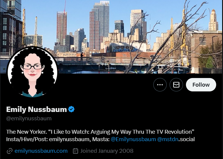 best follows on twitter-Emily Nussbaum (@emilynussbaum)