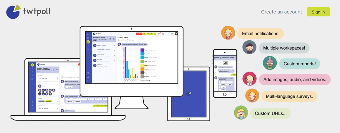 twitter marketing tool_Twtpoll
