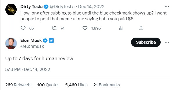 How long twitter blue verifation take