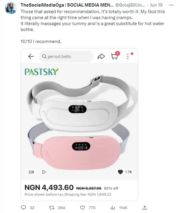 influencer marketing example