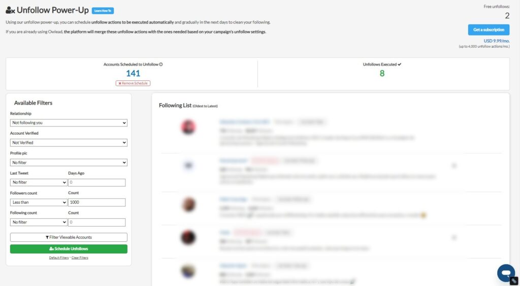 Unfollow Power-Up Best unfollow twitter apps