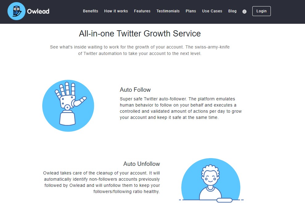 owlead best unfollow app in Twitter
