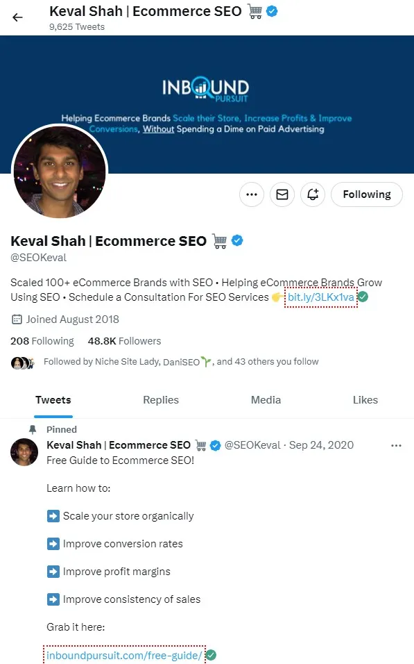 twitter niche how to find