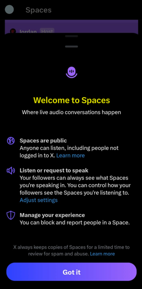 How to search spaces on X