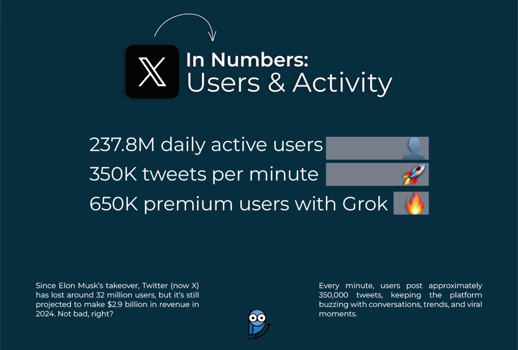 How Many People Use X