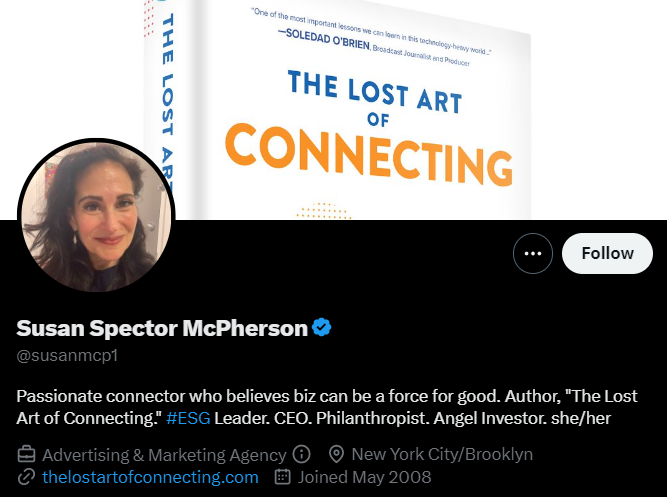 Who to follow on twitter_Susan Spector McPherson (@susanmcp1)
