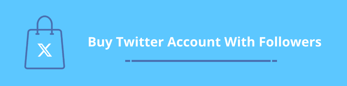 buy twitter account with followers